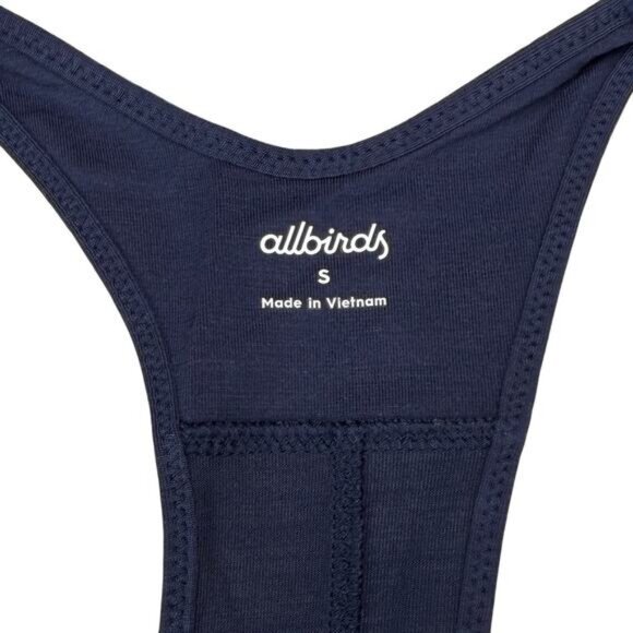 NWT ALLBIRDS Natural Flow Studio Tank In True Navy Size Small - Picture 5 of 9